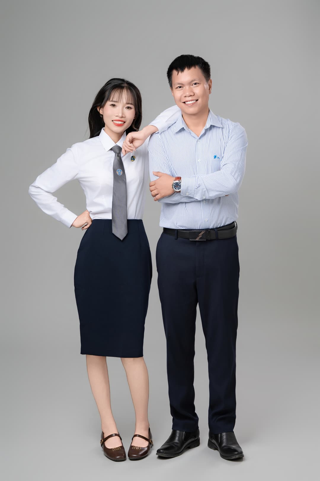 Couple formal portrait