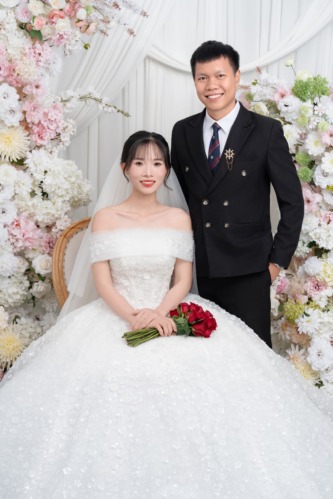 Couple formal portrait